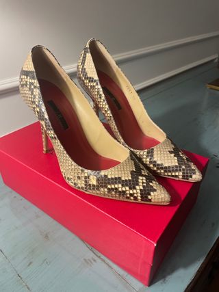 Zapatos Carolina Herrera Piel Serpiente