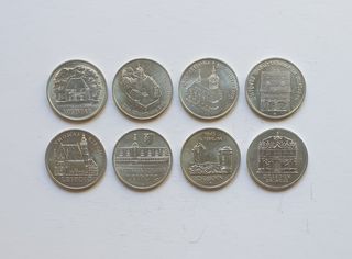 Monedas 5 Mark Alemania Oriental (RDA) 1982 a 1985