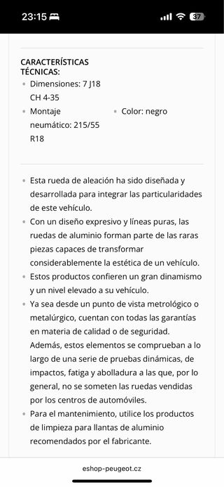 2 Llantas Peugeot 2008 18" Impecables