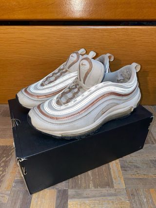 Nike Air Max 97 - Blancas y Doradas