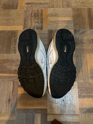 Nike Air Max 97 - Blancas y Doradas