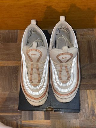 Nike Air Max 97 - Blancas y Doradas