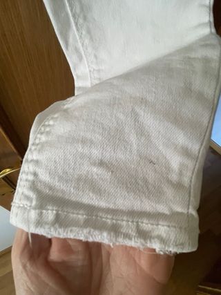 Jeans blancos Stradivarius -talla 38