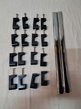 Bastoni portabiti (supporti) in metallo e legno