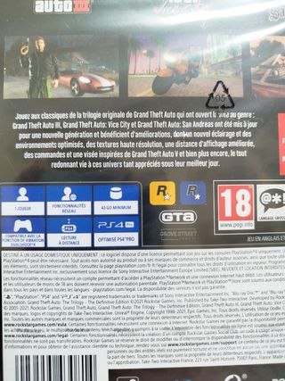 GTA Trilogy Definitive Ed. PS4 (PlayStation 4)