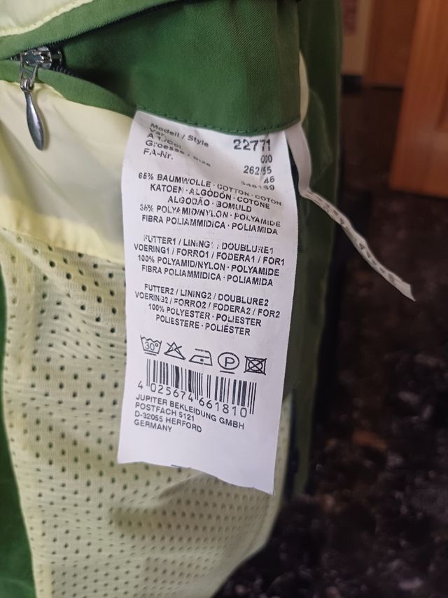 Cazadora Júpiter verde - Como nueva