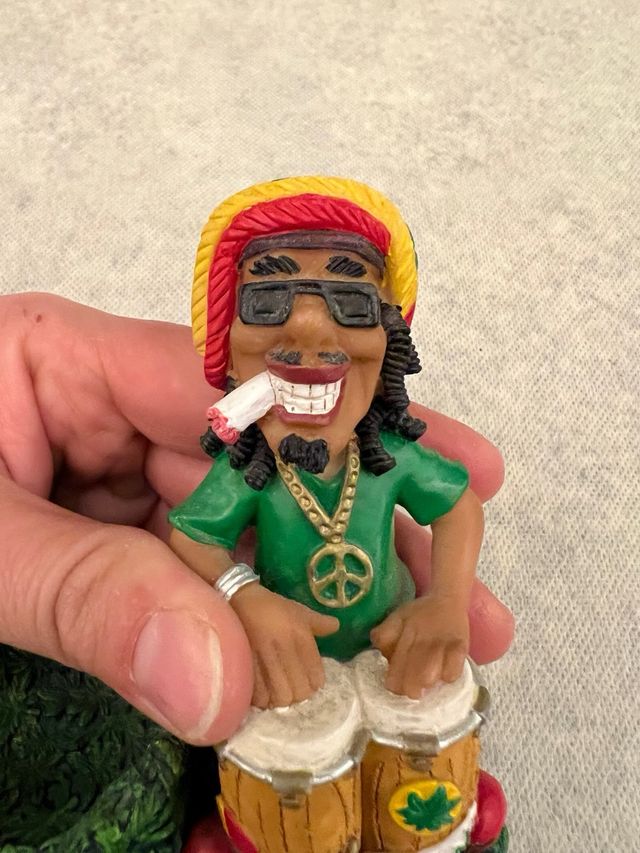 Posacenere Bob Marley Rastafari in resina