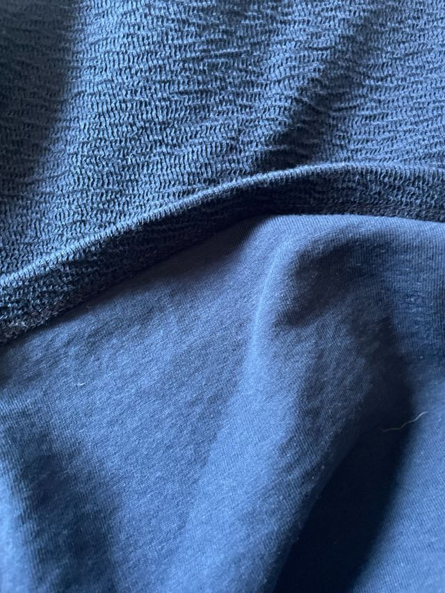 Vestido azul marino manga 3/4 - Talla M