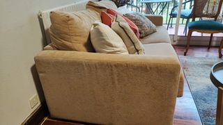 Sofa cama beige 2 plazas