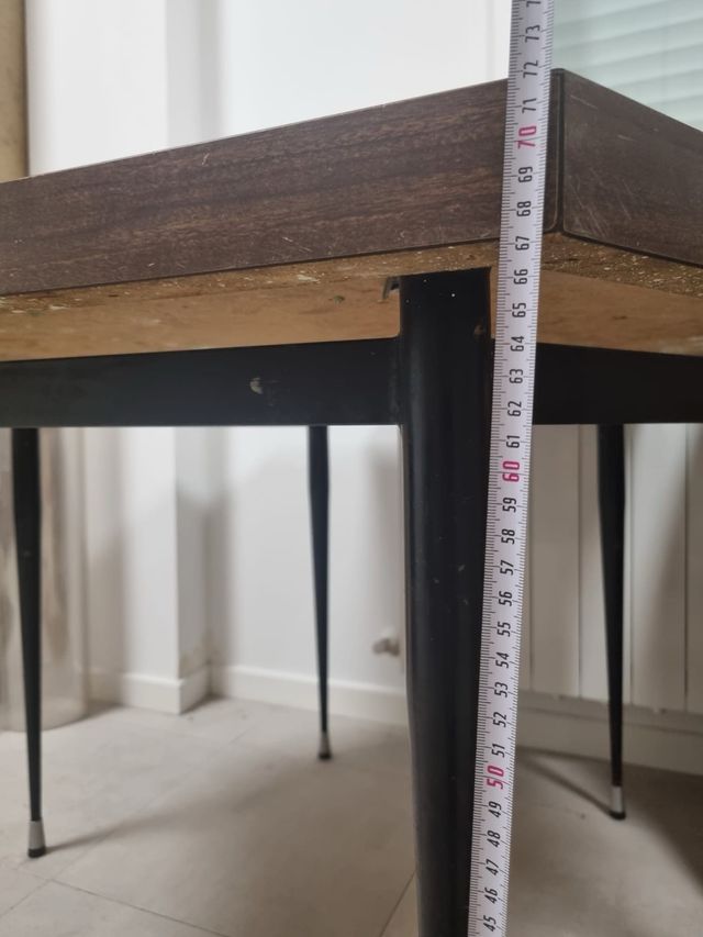 Mesa hexagonal vintage