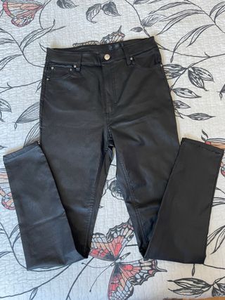 Pantalones cuero Lefties - Talla 38
