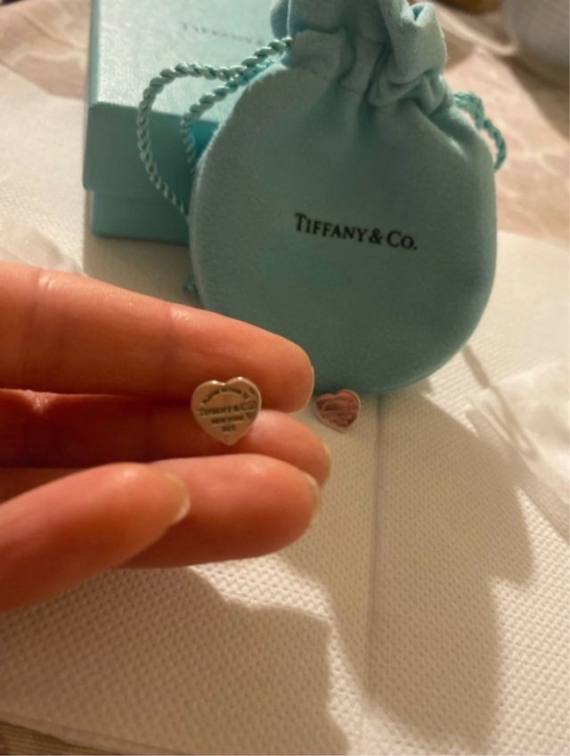 Tiffany&Co. - Orecchini Heart tag mini argento 925