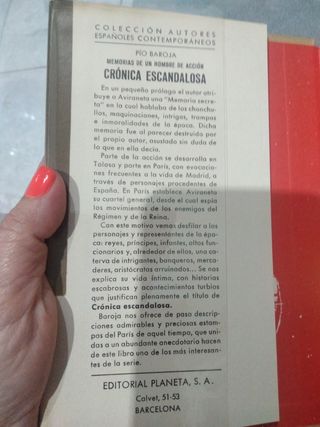 Crónica Escandalosa y Los Confidentes Audaces.