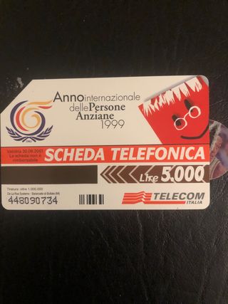 Schede telefoniche Telecom Italia Anni '90