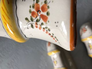 Set 5 umidificatori vintage in ceramica