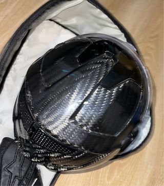 Casco LS2 modular fibra carbono con intercom