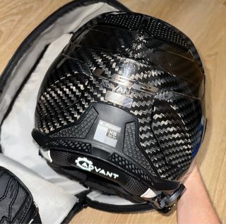 Casco LS2 modular fibra carbono con intercom