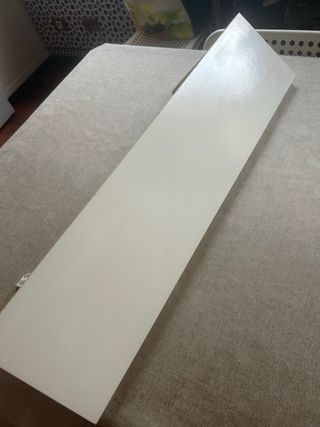 2 Estantes blanco 2 soportes - madera C/U 12€