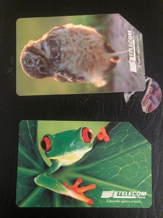 Schede telefoniche Telecom: Civetta & Raganella