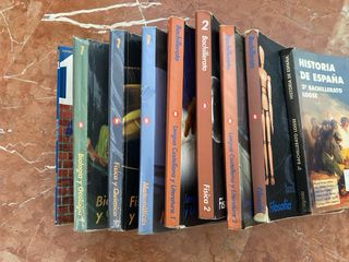 Varios libros Bachillerato