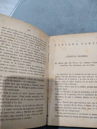 Libro antiguo: La Ciudad de la Niebla.Pio Baroja.
