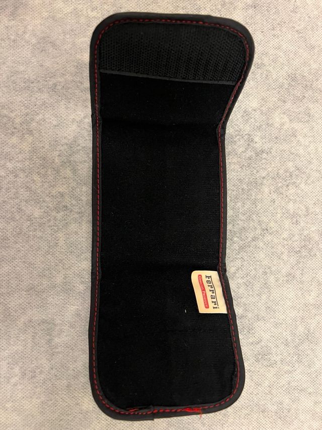 Portafoglio Nico per Ferrari nero con zip