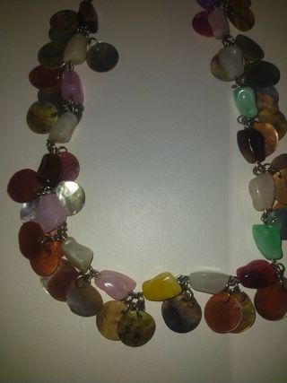 Collana etnica multicolor