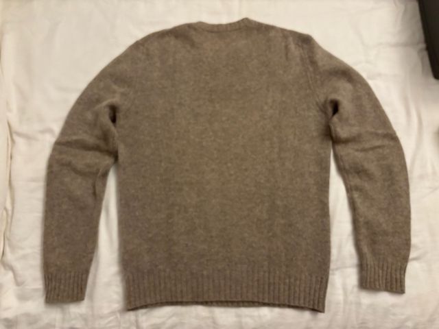 Jersey Benetton lana virgen beige M