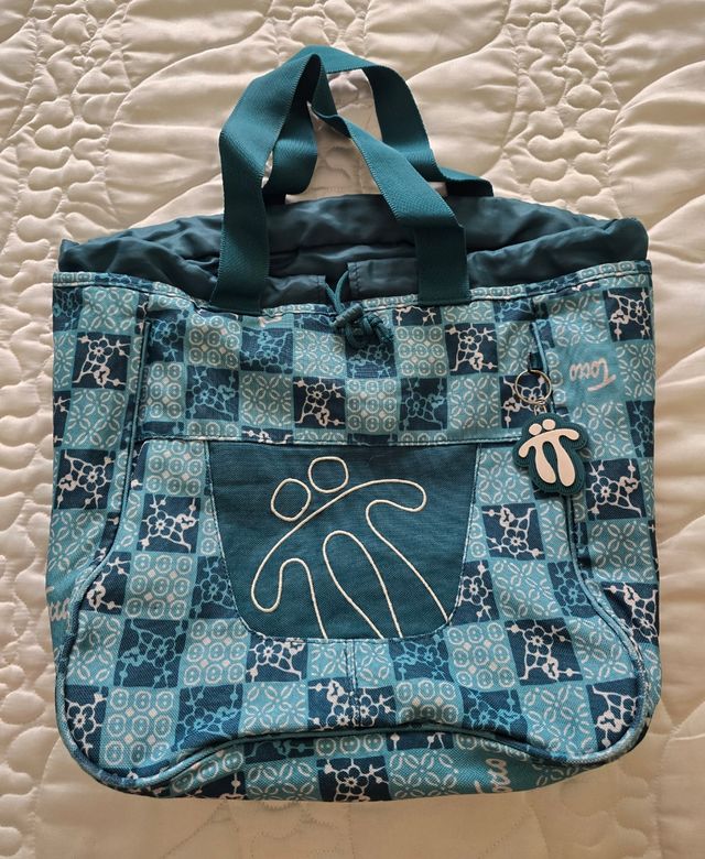 Bolso Totto Azul - Verde