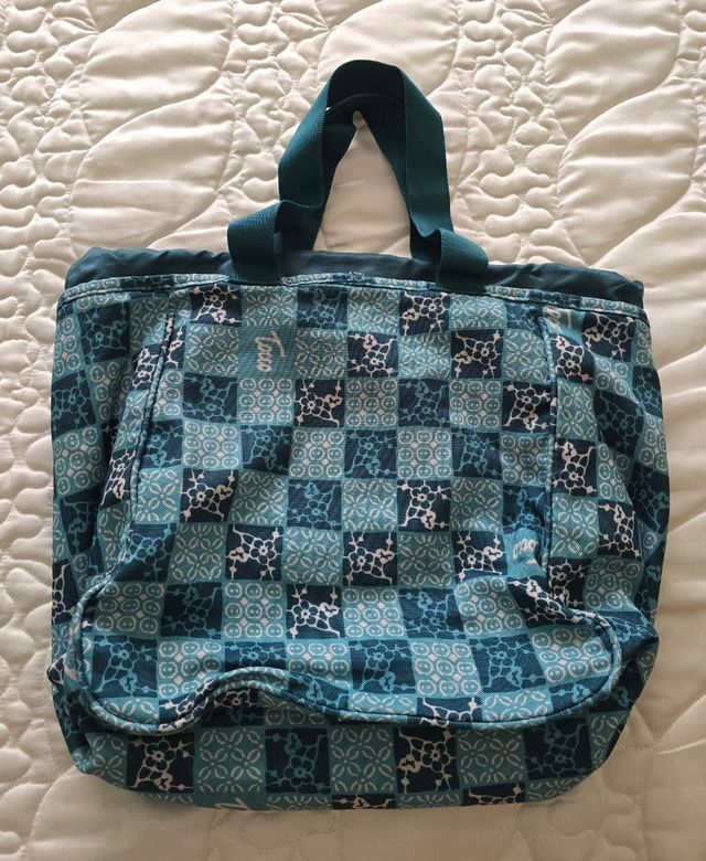 Bolso Totto Azul - Verde