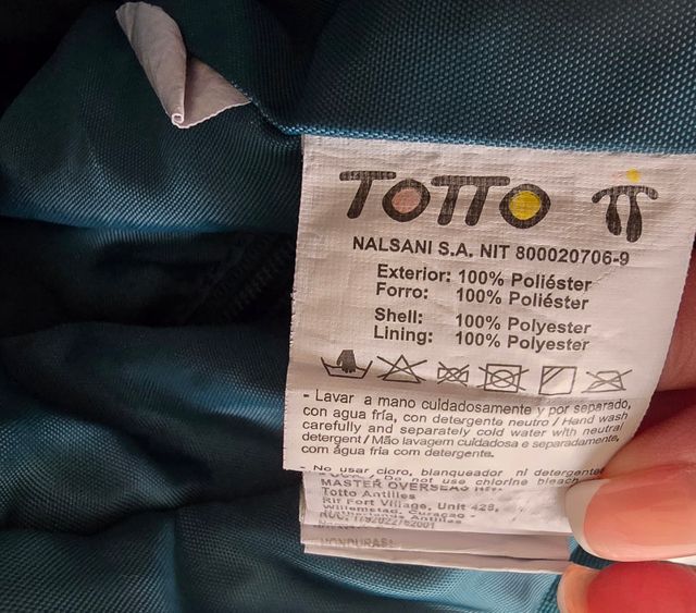 Bolso Totto Azul - Verde