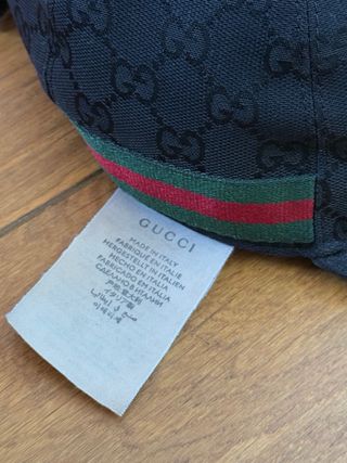 Gorra Gucci GG - Negra/Verde