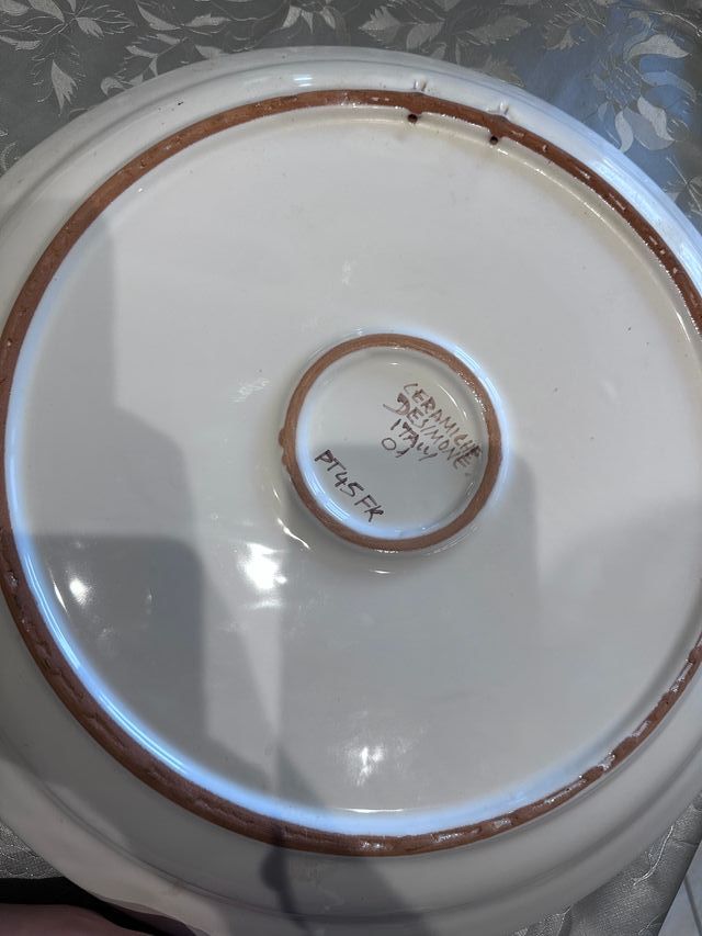 Piatto ceramiche De Simone
