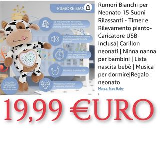 Peluche bambini neonati luci e suoni