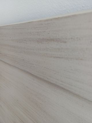 Cabecero cama madera color yute