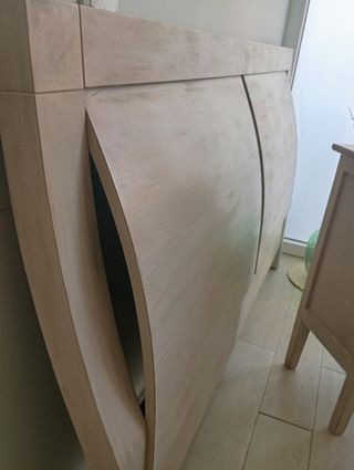 Cabecero cama madera color yute