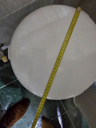 Taburete baño blanco - plástico