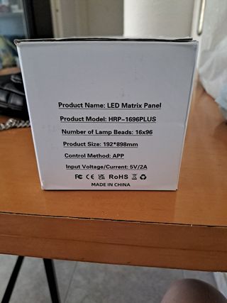 Pantalla de Led flexible RGB