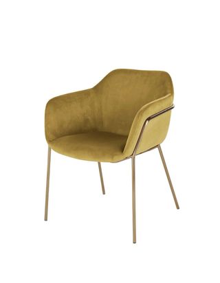 Silla Neus Maisons du Monde dorada nueva