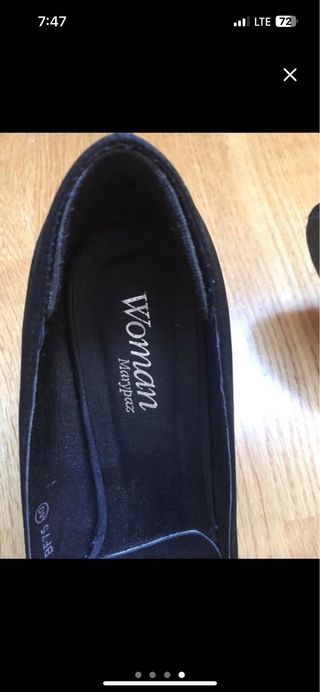 Zapatos negros tacón 40 Mujer