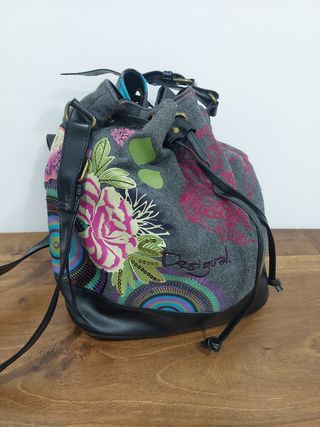Bolso Desigual - Gris y multicolor