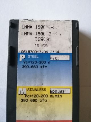 9 Placas Iscar LNMX 150608R-HT IC908