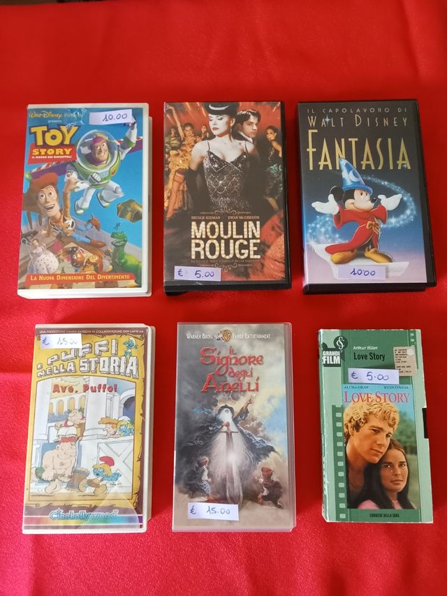 VHS Disney & altro: 20 film