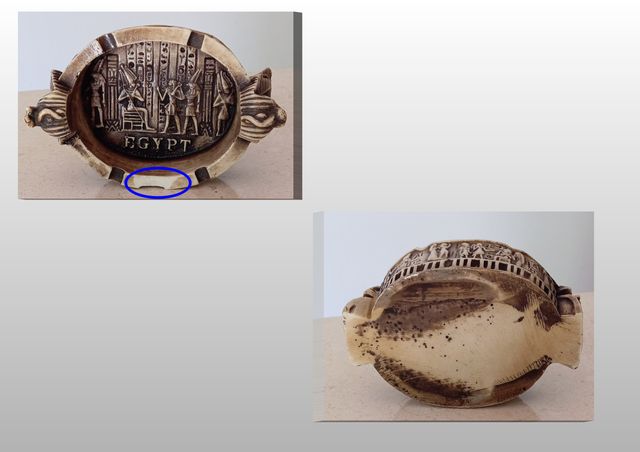 Posacenere ceneriera Re Tutankhamon