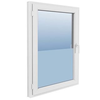 vidaXL Lámina de ventana esmerilada PVC gris
