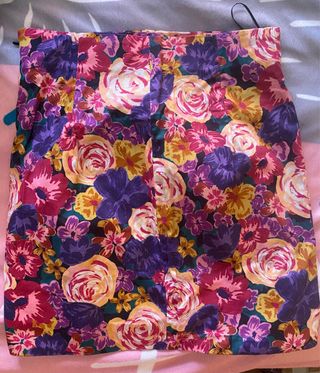 Mini Falda Flores