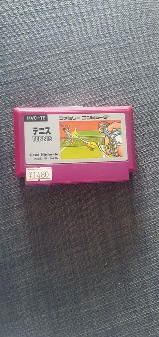 Tennis Nintendo Picture Label Version Famicom NES 