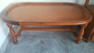 Mesa centro madera - roble