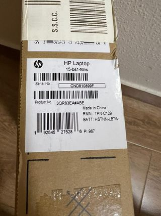Portátil HP 15-bs250LA. Impecable