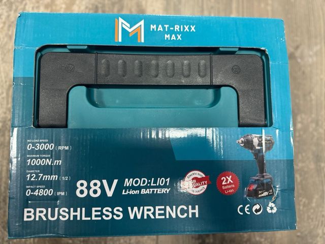 Llave de Impacto inalámbrica MAT-RIXX MAX 88V.